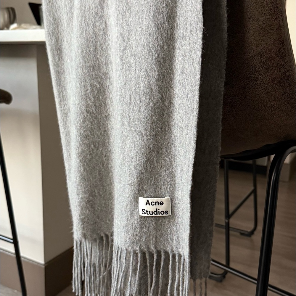 Acne Studios Gray Scarf
